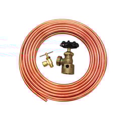Dial 1/4 in. H X 1/4 in. W Orange Rubber Copper Tube Hook-Up Kit