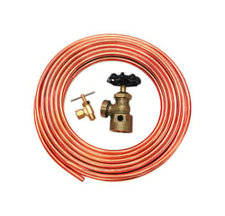 Dial 1/4 in. H X 1/4 in. W Orange Rubber Copper Tube Hook-Up Kit