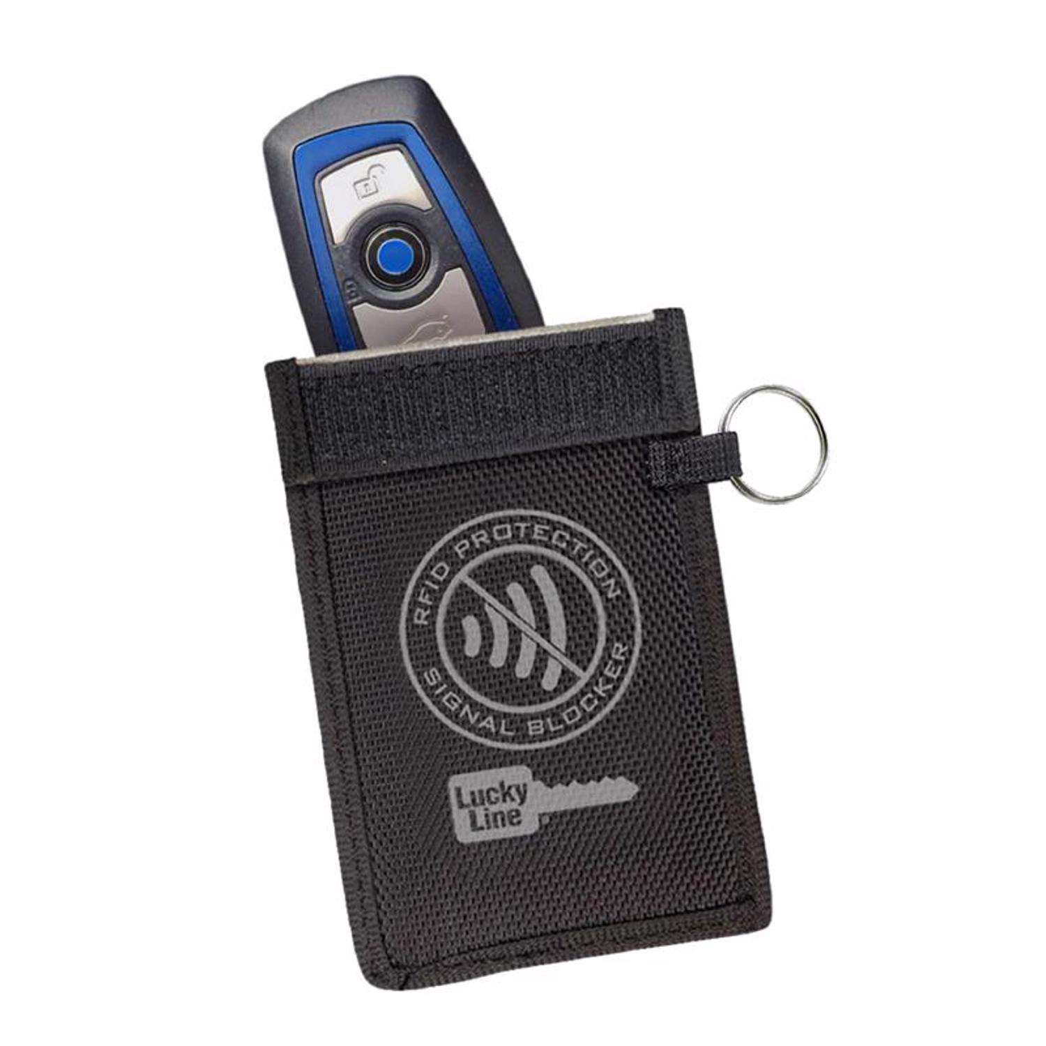 Lucky Line Signal Blocking Nylon Black Key Hider Mfr# 91801