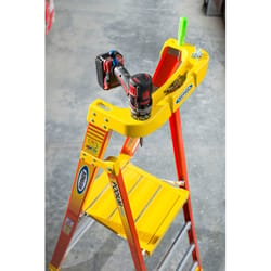 Werner 6 ft. H Fiberglass Podium Platform Ladder Type IA 300 lb. capacity