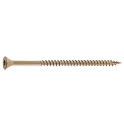 FastenMaster GuardDog No. 10 X 3-1/2 in. L Gold Phillips/Square Bugle Head Deck Screws 1350 pk