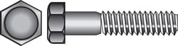 HILLMAN 3/8-16 in. D X 1 in. L Stainless Steel Hex Head Cap Screw 50 pk