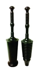 Korky Black Toilet Plunger with White Plastic Handle - Steubenville, OH -  M&M True Value Hardware