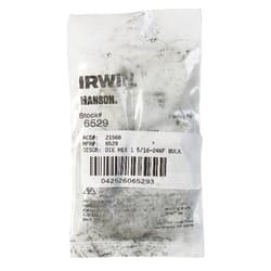Irwin Hanson High Carbon Steel SAE Hexagon Die 5/16-24 in. 1 pc