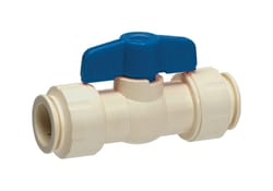 Homewerks 3/4 in. CPVC Push Fit Ball Valve Full Port T-Handle For Non-Potable Water