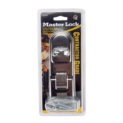 Master Lock Zinc-Plated Hardened Steel 7-3/4 in. L Double Hinge Safety Hasp 1 pk