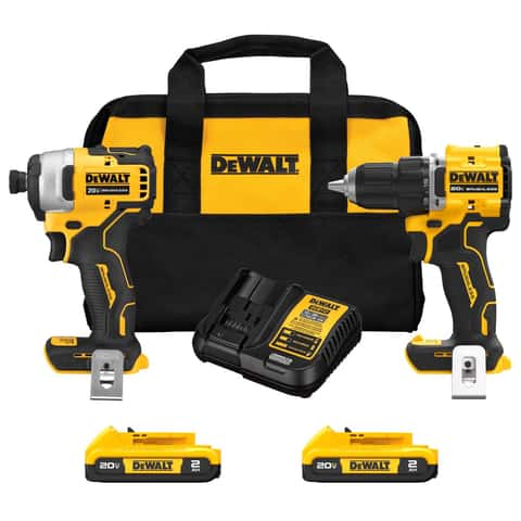 DeWalt 20V MAX Atomic Cordless Brushless 2 Tool Compact Drill and Impact Driver Kit Mfr DCK225D2 Ace Hardware