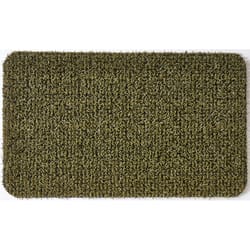 GrassWorx Flair Medium 18 in. W X 30 in. L Green Astroturf Door Mat