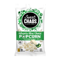 Sweet Chaos Delightfully Disruptive Jalapeno Blue Cheese Popcorn 6 oz Bagged