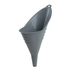 FloTool Tight Spot Gray Plastic Flexible Funnel