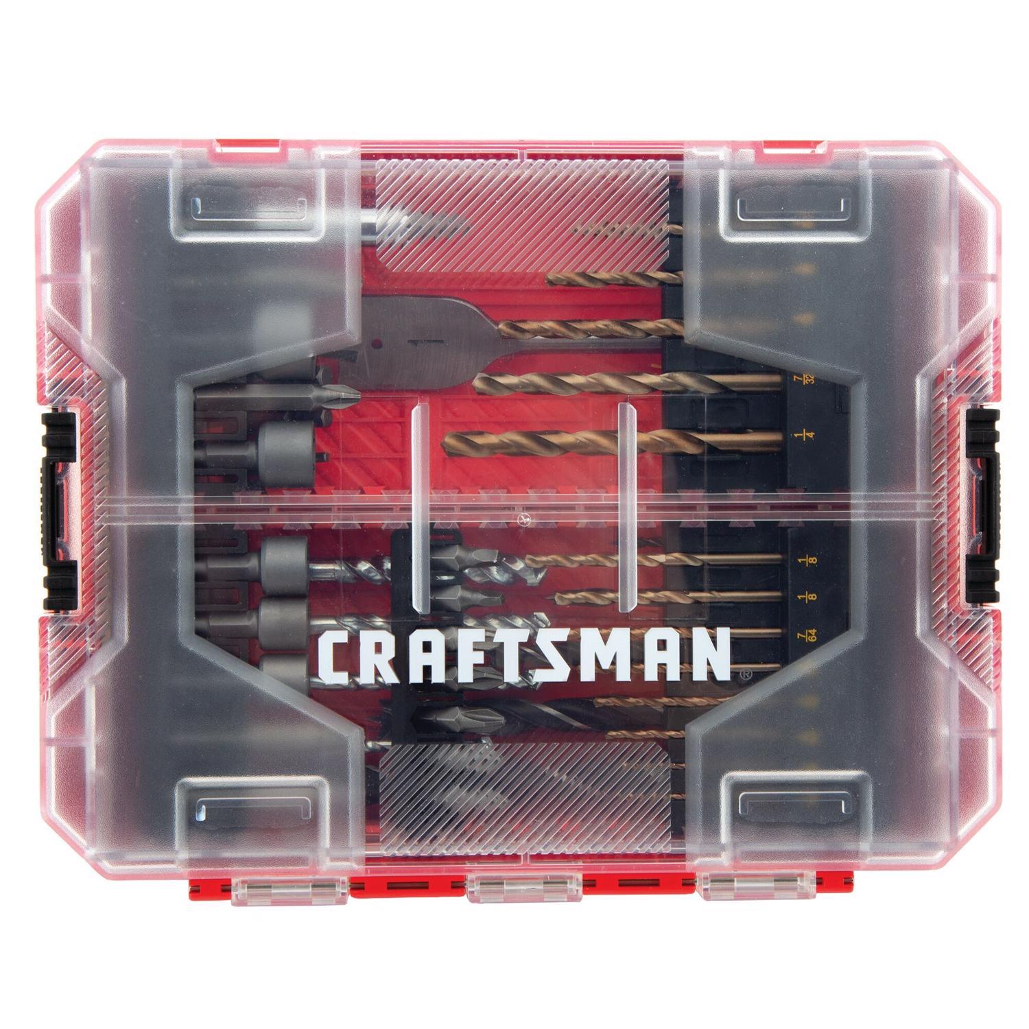 Craftsman Drill and Driver Bit Set 60 pc Mfr CMAF1260 Ace Hardware