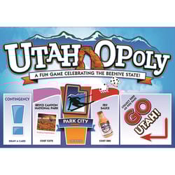 Late for the Sky Utah-Opoly (state) Board Game Multicolored