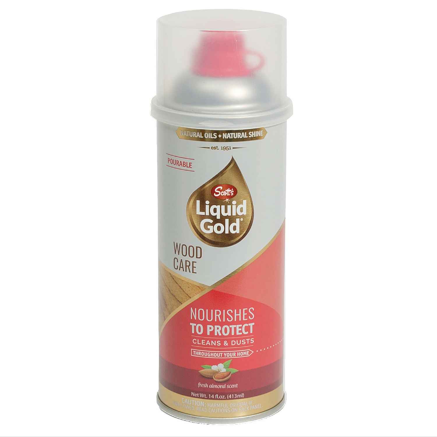 Scotts Liquid Gold Almond Scent Wood Cleaner and Preservative 14 oz. Liquid