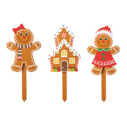 Glitzhome Gingerbread Man 15 in. Yard Decor