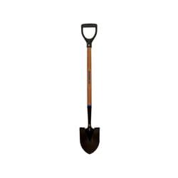 Seymour S400 Jobsite 40.25 in. Steel Round Floral Shovel Wood Handle