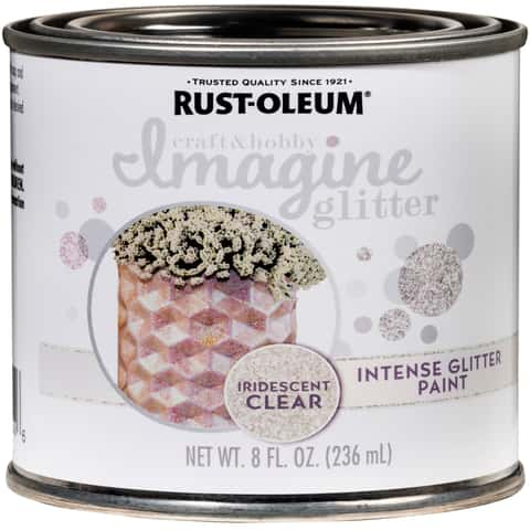 Rust-Oleum Imagine Glitter Iridescent Clear Water-Based Glitter