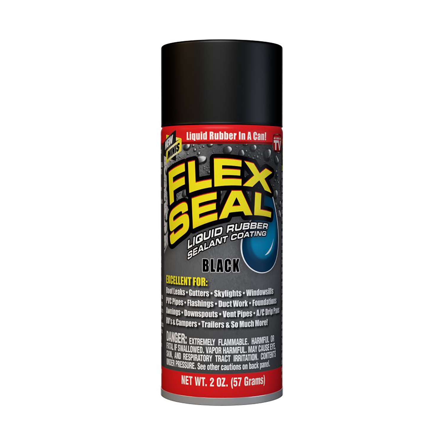 FLEX SEAL MINI Black Rubber Spray Sealant 2 oz. Ace Hardware