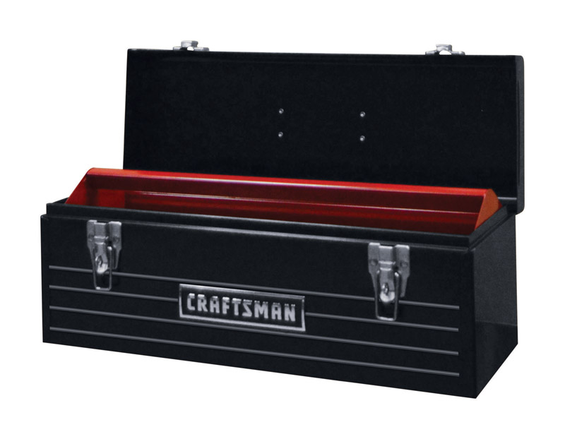 UPC 873388009138 product image for Craftsman 20 in. Steel Hand Toolbox 9 in. W x 10 in. H Black | upcitemdb.com