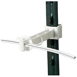 Gallagher T-Post Offset Insulator White