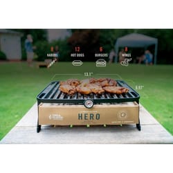 Fire & Flavor Hero Charcoal Grill Black