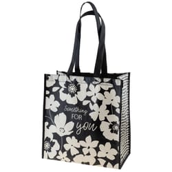 Karma Ink Floral Recycled Gift Bag Polyethylene Terephthalate 1 pk