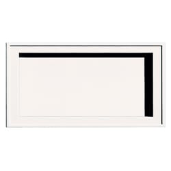 Builders Edge 14 in. H X 7.5 in. W X 1 in. L Prefinished White Vinyl Mounting Block