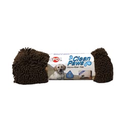 Spot Clean Paws Brown Cat/Dog Mat 1 pk