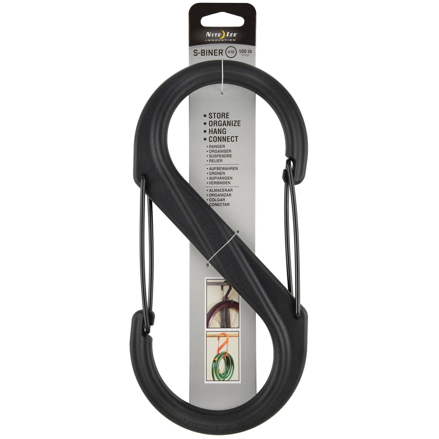 Nite Ize S-Biner Plastic S-Biner 100 lb Nite Ize S-Biner Plastic S-Biner 100 lb