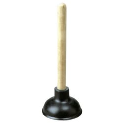 PlumbCraft Mini Toilet Plunger 9 in. L X 4 in. D