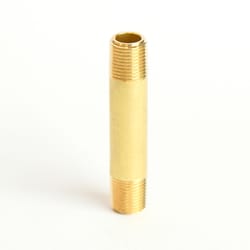 ATC 1/8 in. MPT X 1/8 in. D MPT Yellow Brass Nipple 2 in. L