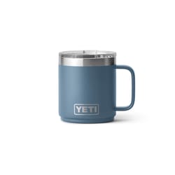 YETI Rambler 10 oz Nordic Blue BPA Free Mug with MagSlider Lid