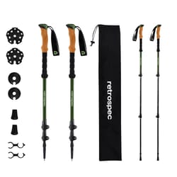 Retrospec 54 in. Forest 6061 Aluminum Adjustable Trekking Pole