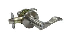 Faultless Naples Lever Satin Nickel Lever Lock Right or Left Handed