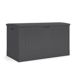 Rubbermaid Outdoor Deck Box, Extra Large, Weather Resistant, Gray for Lawn,  Garden, Pool, Tool Storage, Home Organization