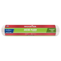 Wooster Micro Plush Microfiber 14 in. W X 9/16 in. Paint Roller Cover 1 each