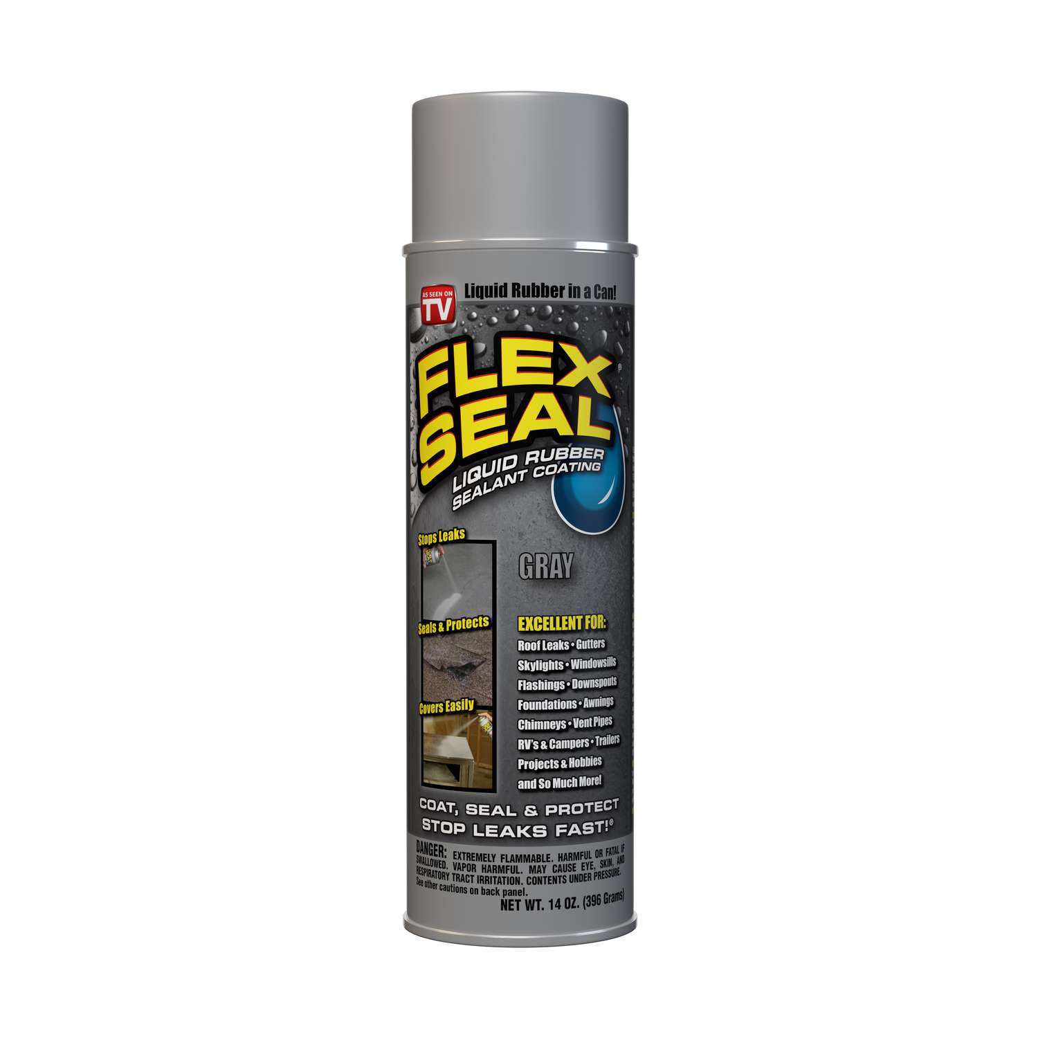 Flex Seal Gray Rubber Spray Sealant 14 oz. Ace Hardware
