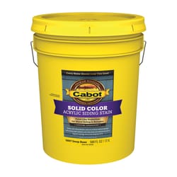 Cabot Solid Color Acrylic Siding Solid Tintable Deep Base Acrylic Siding Stain 5 gal