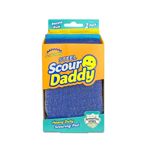 Scrub Daddy BBQ Daddy Grill Brush w/ 2 BBQ Daddy Refill Heads