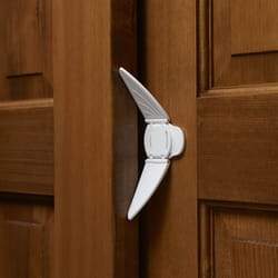 North States Toddleroo White Plastic Door and Window Lock 1 pk