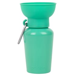 Springer Green Flip Plastic Pet Travel Bottle For Dogs