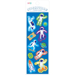 OOLY Stickiville Astronaut Sticker Matte Paper 2 pk