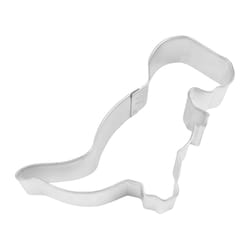 R&M International Corp Rex Baby Dinosaur 2 in. W X 5 in. L Cookie Cutter Silver 1 pc