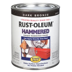 Rust-Oleum Stops Rust Hammered Dark Bronze Protective Paint 1 qt