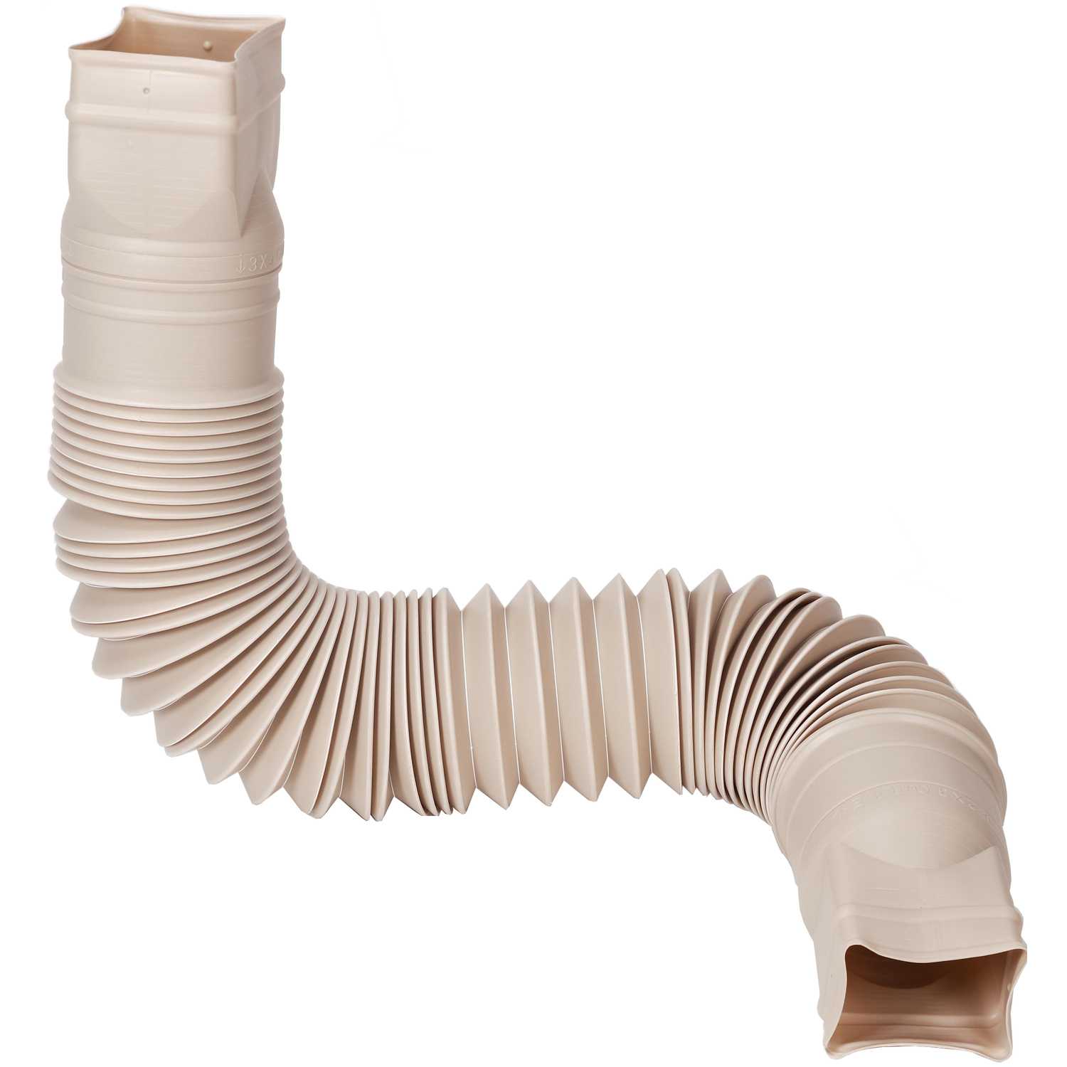 Amerimax FlexASpout 25.5 in. L x 4.5 in. W x 4.5 in. H Stone