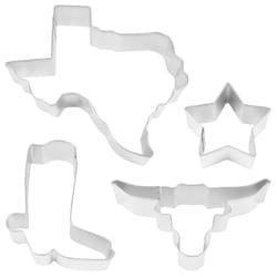 R&M International Corp Silver Steel Cookie Cutter Set