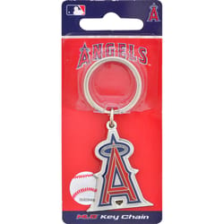 HILLMAN MLB Tempered Steel Silver Decorative Keychain