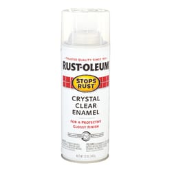 Rust-Oleum  Stops Rust  Indoor and Outdoor  Gloss  Crystal Clear  Rust Prevention Paint  12 oz. 