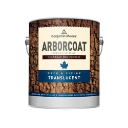 Benjamin Moore Arborcoat Transparent Flat Cedar Oil-Based Alkyd Deck and Siding Stain 1 gal