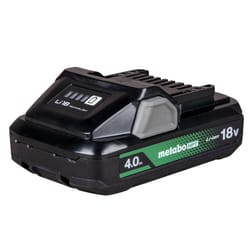 Metabo HPT 18V 4 Ah Lithium-Ion Cordless Tool Battery 1 pc
