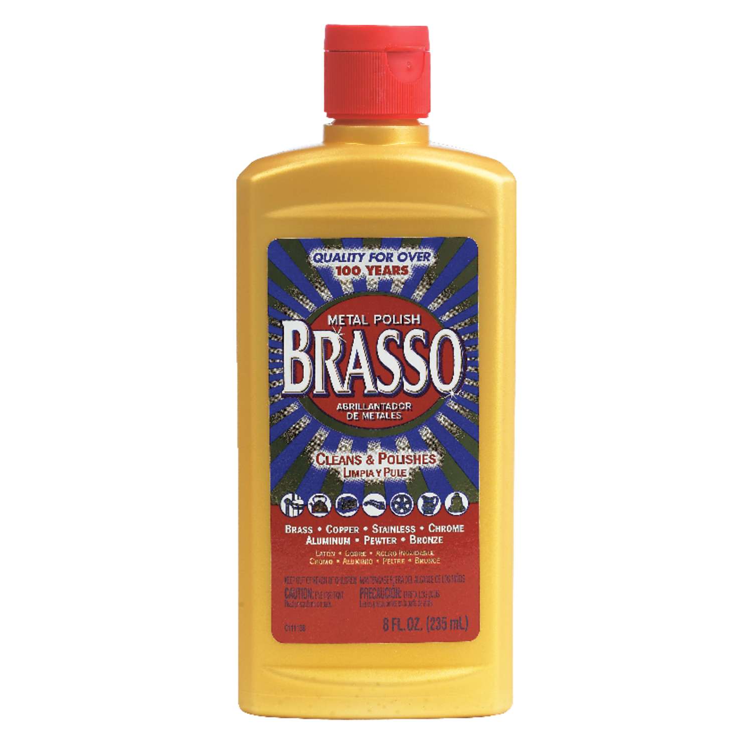 Brasso No Scent Metal Polish 8 oz Cream Ace Hardware